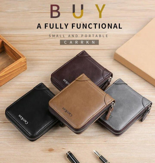 Men's Leather Wallet - Stylish and Slim