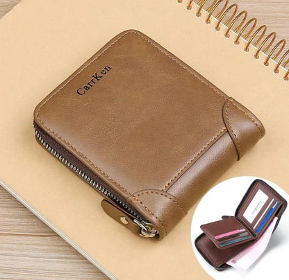 Men's Leather Wallet - Stylish and Slim