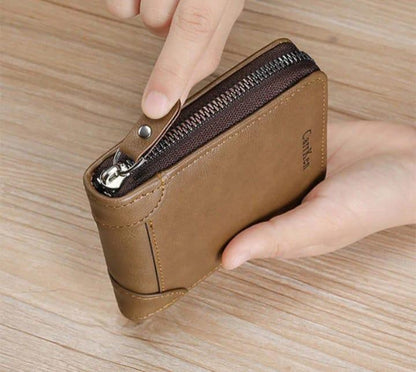 Men's Leather Wallet - Stylish and Slim