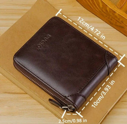 Men's Leather Wallet - Stylish and Slim