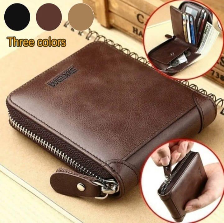Men's Leather Wallet - Stylish and Slim