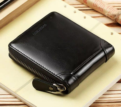 Men's Leather Wallet - Stylish and Slim