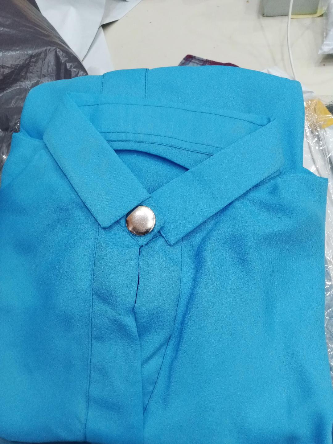 Women's Stitched Georgette Plain Shirt And Trouser