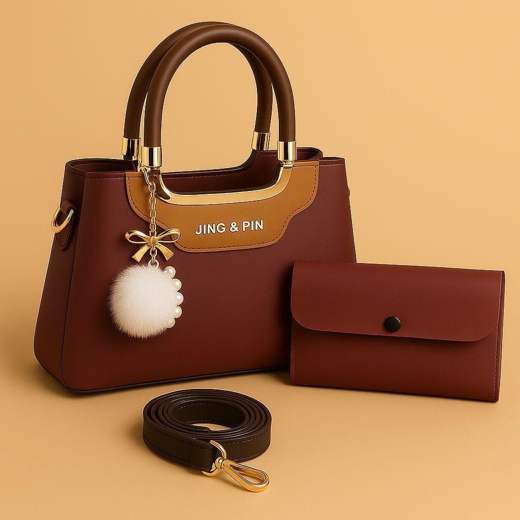 Leather Plain Hand Bag