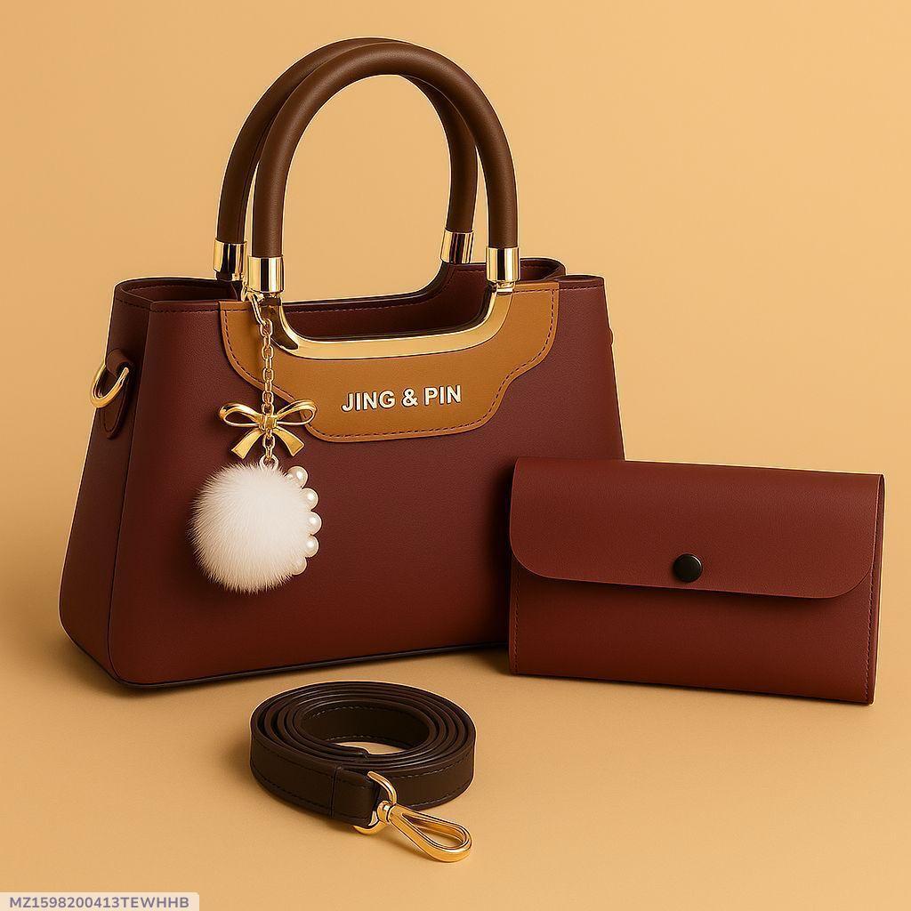 Leather Plain Hand Bag